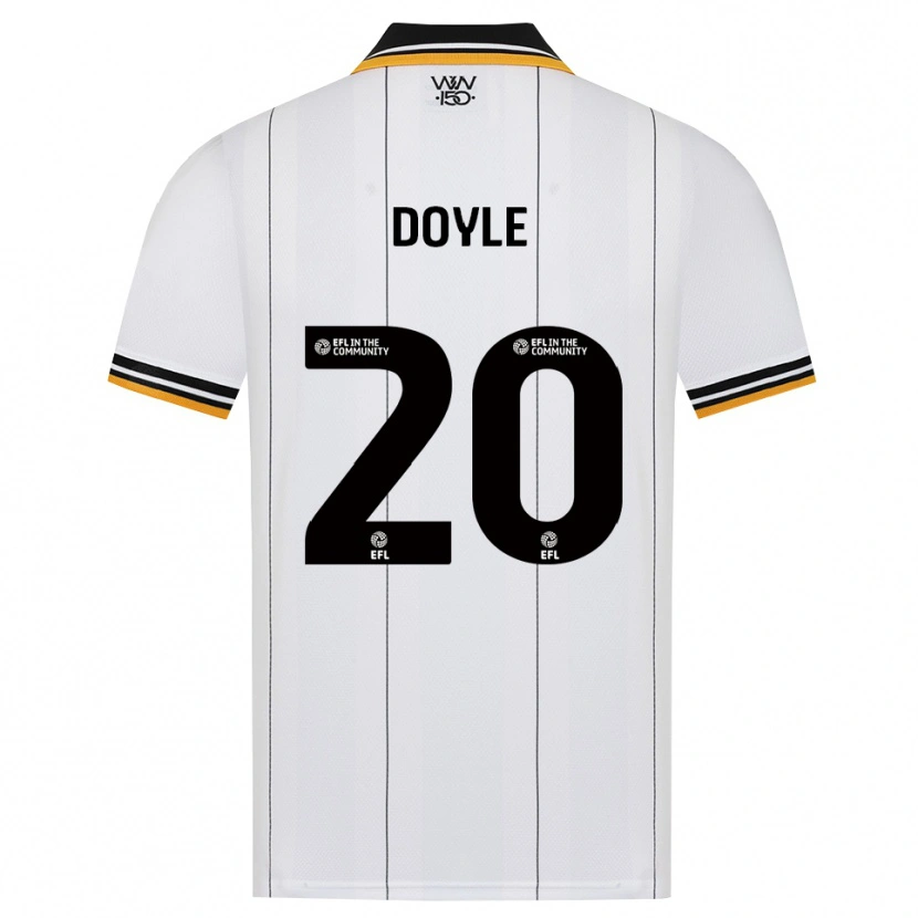 Danxen Børn Tommy Doyle #20 Orange Hvid Sort Udebane Spillertrøjer 2026/27 Trøje T-Shirt