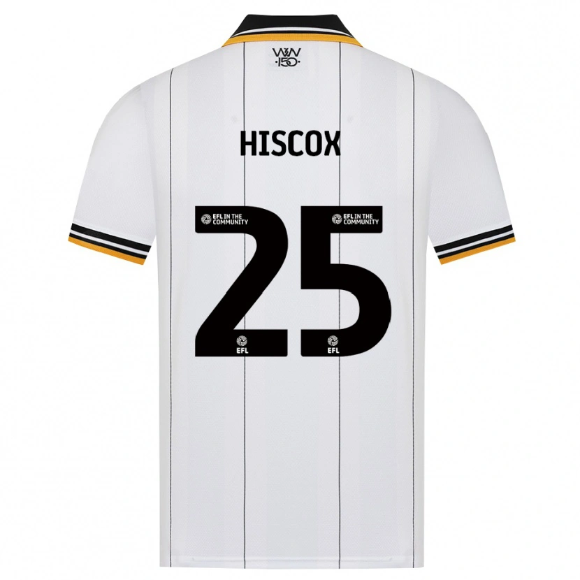Danxen Børn Amelia Hiscox #25 Orange Hvid Sort Udebane Spillertrøjer 2026/27 Trøje T-Shirt