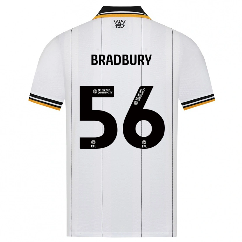 Danxen Børn Makenzie Bradbury #56 Orange Hvid Sort Udebane Spillertrøjer 2026/27 Trøje T-Shirt