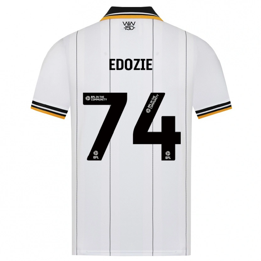 Danxen Børn Tom Edozie #74 Orange Hvid Sort Udebane Spillertrøjer 2026/27 Trøje T-Shirt