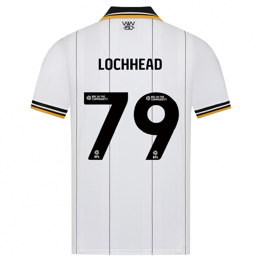 Danxen Børn Sebastian Lochhead #79 Orange Hvid Sort Udebane Spillertrøjer 2026/27 Trøje T-Shirt