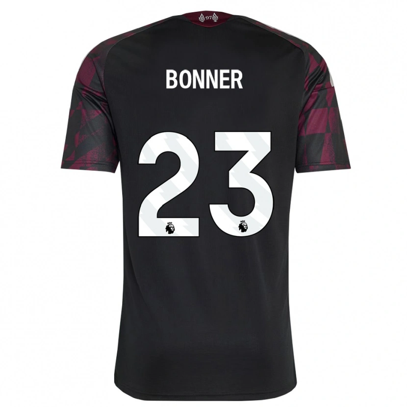 Danxen Børn Gemma Bonner #23 Sort Hvid Lilla Tredje Sæt Spillertrøjer 2026/27 Trøje T-Shirt