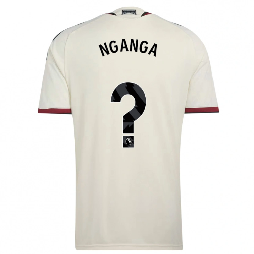 Danxen Børn Jodie Nganga #0 Beige Sort Rød Tredje Sæt Spillertrøjer 2026/27 Trøje T-Shirt