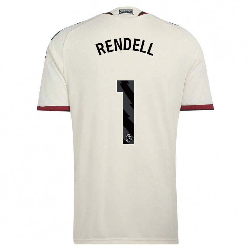 Danxen Børn Kayla Rendell #1 Beige Sort Rød Tredje Sæt Spillertrøjer 2026/27 Trøje T-Shirt