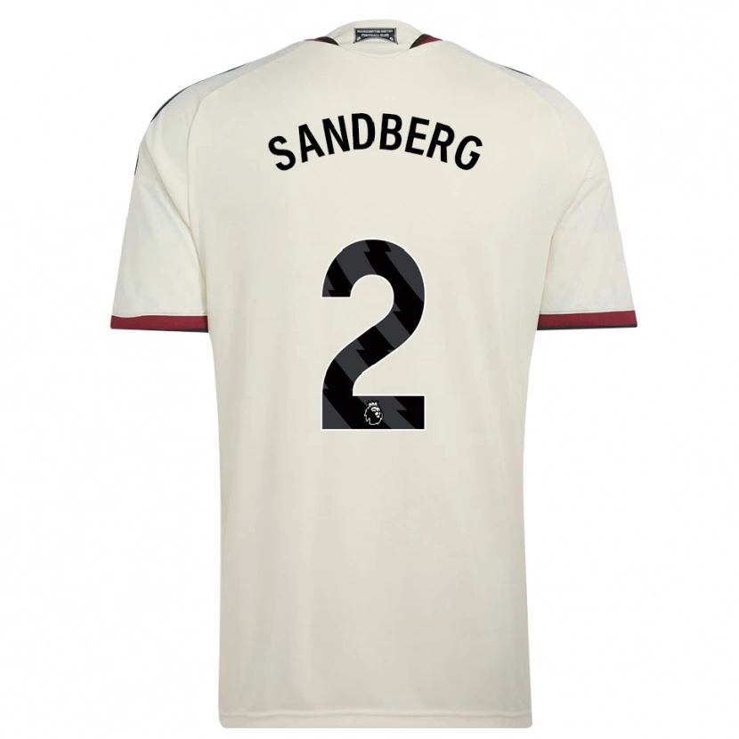 Danxen Børn Anna Sandberg #2 Beige Sort Rød Tredje Sæt Spillertrøjer 2026/27 Trøje T-Shirt