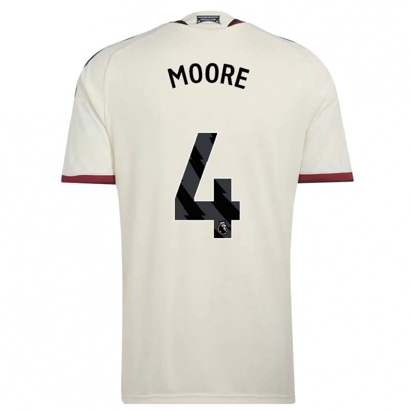 Danxen Børn Jade Moore #4 Beige Sort Rød Tredje Sæt Spillertrøjer 2026/27 Trøje T-Shirt