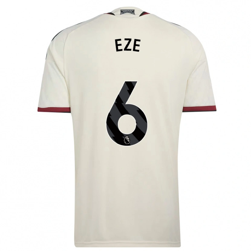 Danxen Børn David Eze #6 Beige Sort Rød Tredje Sæt Spillertrøjer 2026/27 Trøje T-Shirt
