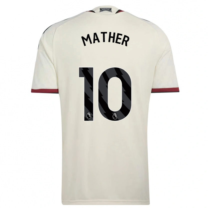 Danxen Børn Sam Mather #10 Beige Sort Rød Tredje Sæt Spillertrøjer 2026/27 Trøje T-Shirt