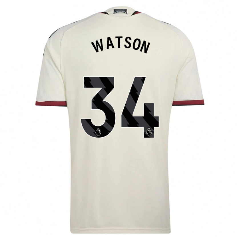 Danxen Børn Emma Watson #34 Beige Sort Rød Tredje Sæt Spillertrøjer 2026/27 Trøje T-Shirt
