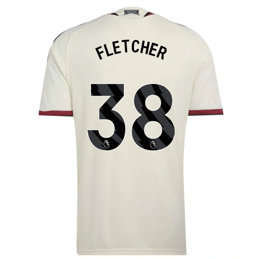 Danxen Børn Jack Fletcher #38 Beige Sort Rød Tredje Sæt Spillertrøjer 2026/27 Trøje T-Shirt