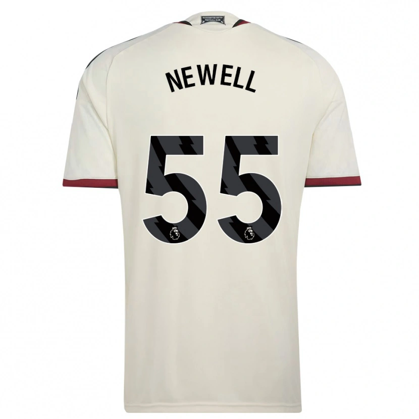 Danxen Børn Lucy Newell #55 Beige Sort Rød Tredje Sæt Spillertrøjer 2026/27 Trøje T-Shirt