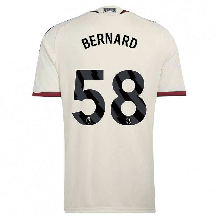 Danxen Børn Bernard #58 Beige Sort Rød Tredje Sæt Spillertrøjer 2026/27 Trøje T-Shirt