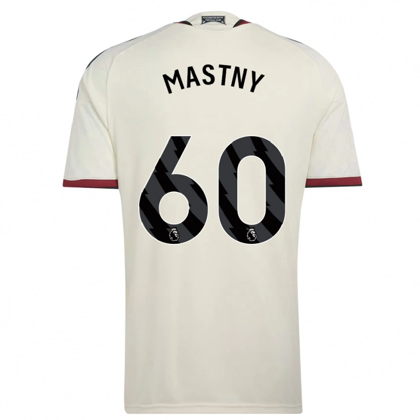 Danxen Børn Ondrej Mastny #60 Beige Sort Rød Tredje Sæt Spillertrøjer 2026/27 Trøje T-Shirt