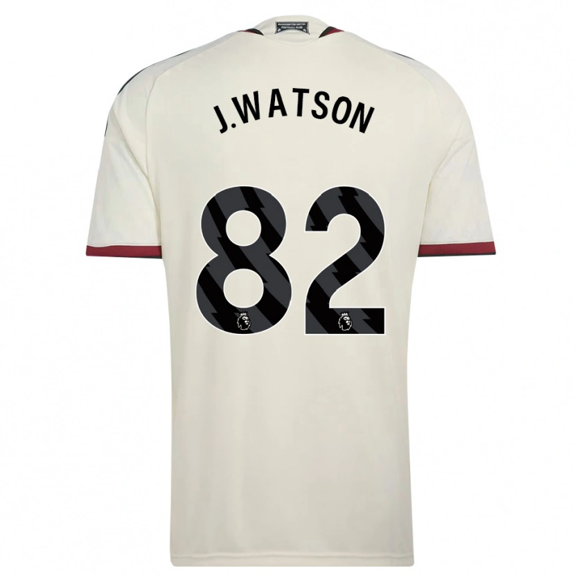 Danxen Børn Jacob Watson #82 Beige Sort Rød Tredje Sæt Spillertrøjer 2026/27 Trøje T-Shirt