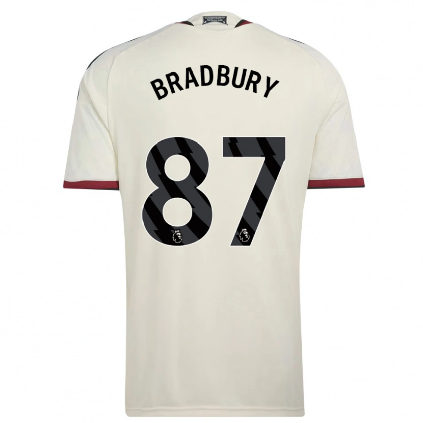 Danxen Børn Louie Bradbury #87 Beige Sort Rød Tredje Sæt Spillertrøjer 2026/27 Trøje T-Shirt