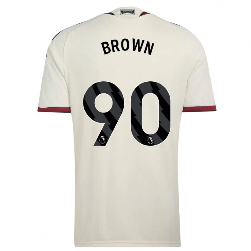 Danxen Børn Nathaniel-Junior Brown #90 Beige Sort Rød Tredje Sæt Spillertrøjer 2026/27 Trøje T-Shirt