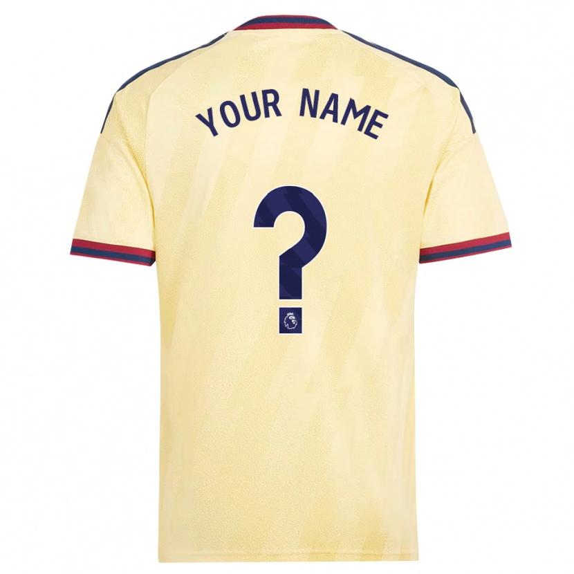 Danxen Børn Dit Navn #0 Lys Gul Midnatsblå Tredje Sæt Spillertrøjer 2026/27 Trøje T-Shirt