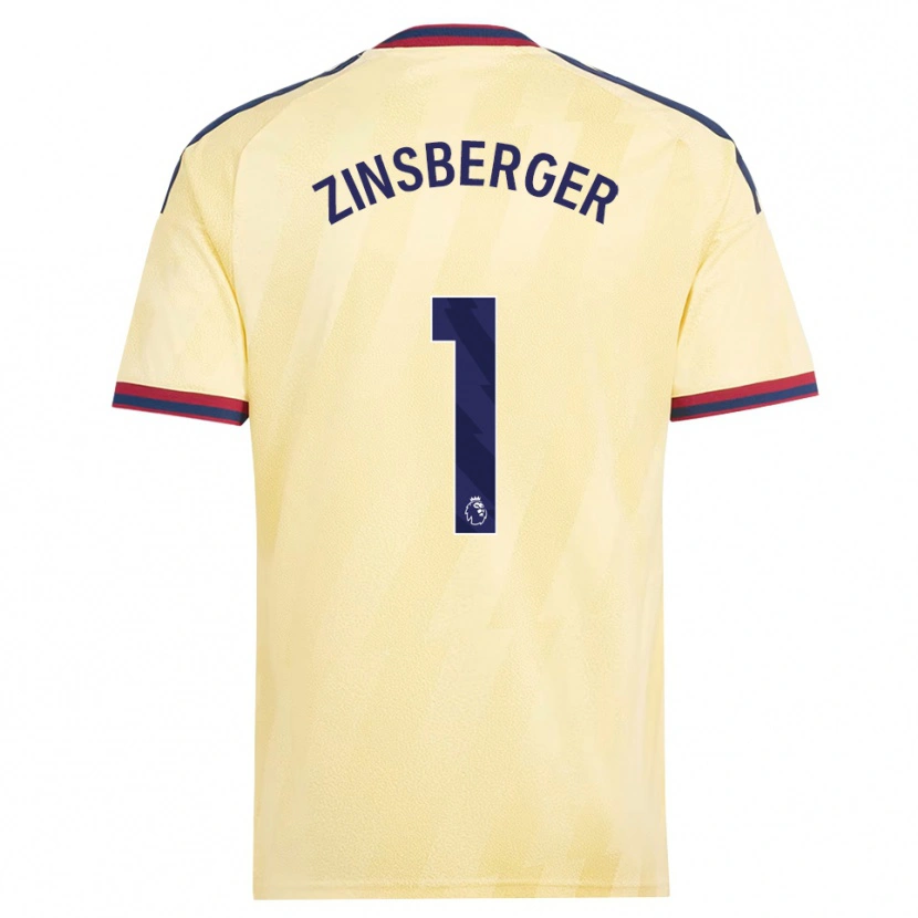 Danxen Børn Manuela Zinsberger #1 Lys Gul Midnatsblå Tredje Sæt Spillertrøjer 2026/27 Trøje T-Shirt
