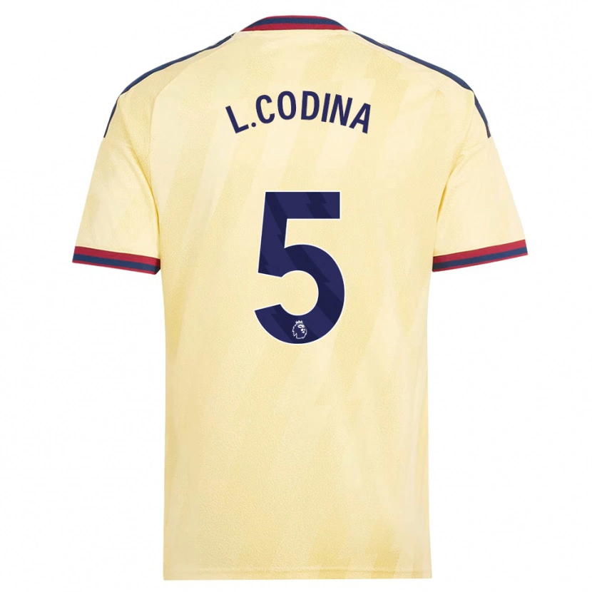 Danxen Børn Laia Codina #5 Lys Gul Midnatsblå Tredje Sæt Spillertrøjer 2026/27 Trøje T-Shirt
