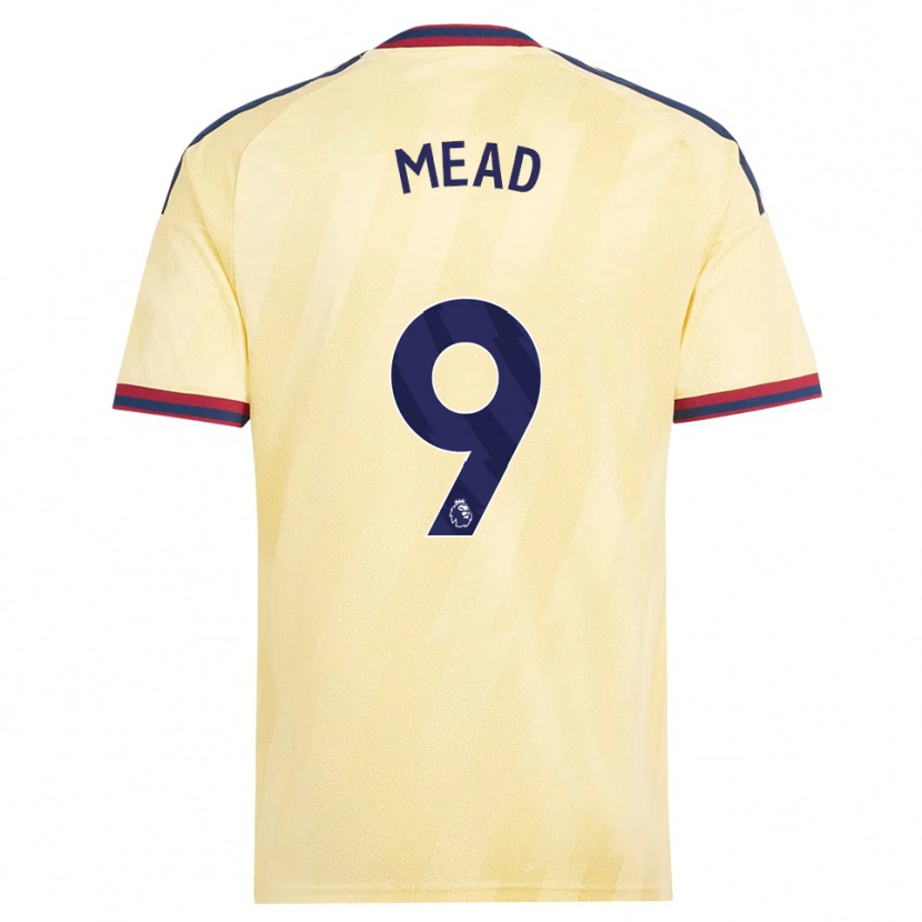 Danxen Børn Beth Mead #9 Lys Gul Midnatsblå Tredje Sæt Spillertrøjer 2026/27 Trøje T-Shirt