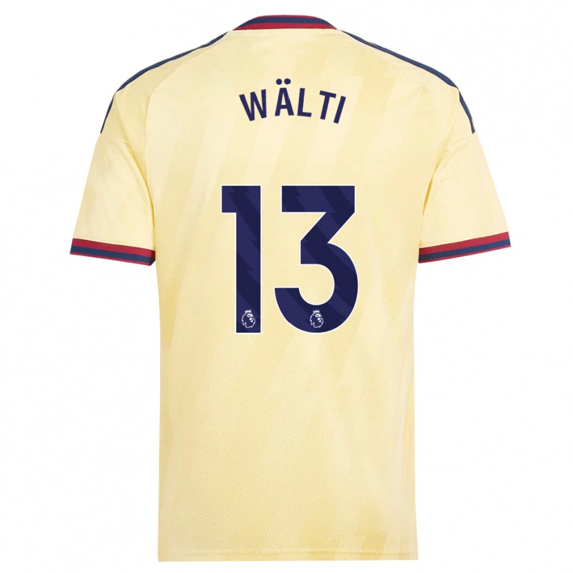 Danxen Børn Lia Wälti #13 Lys Gul Midnatsblå Tredje Sæt Spillertrøjer 2026/27 Trøje T-Shirt
