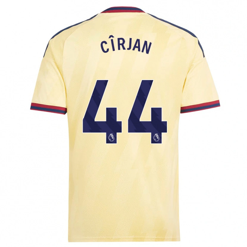 Danxen Børn Catalin Cîrjan #44 Lys Gul Midnatsblå Tredje Sæt Spillertrøjer 2026/27 Trøje T-Shirt