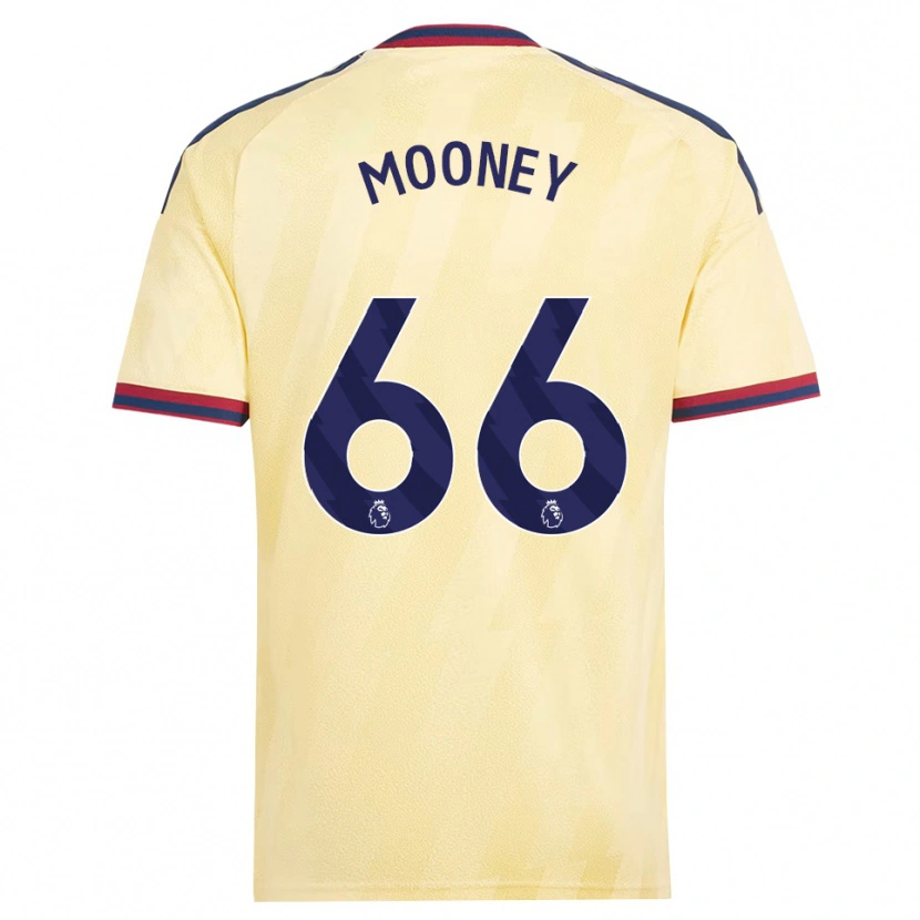 Danxen Børn Evan Mooney #66 Lys Gul Midnatsblå Tredje Sæt Spillertrøjer 2026/27 Trøje T-Shirt