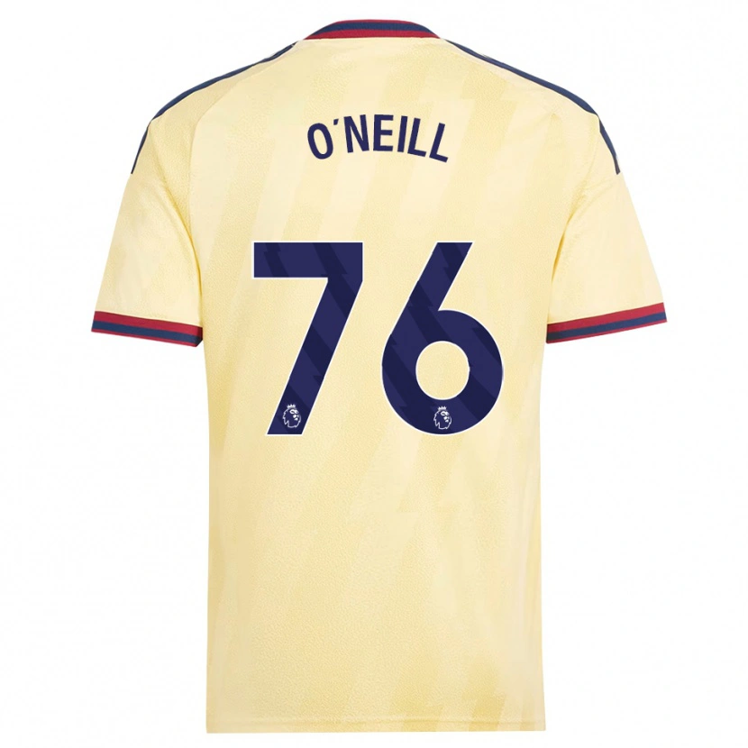 Danxen Børn Ceadach O'neill #76 Lys Gul Midnatsblå Tredje Sæt Spillertrøjer 2026/27 Trøje T-Shirt