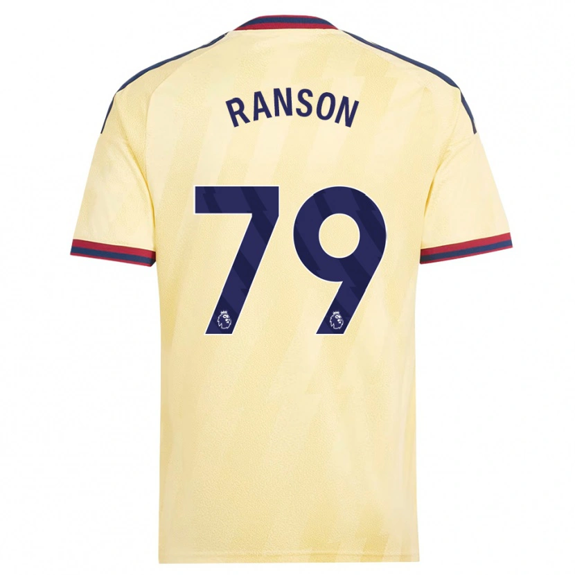 Danxen Børn Khari Ranson #79 Lys Gul Midnatsblå Tredje Sæt Spillertrøjer 2026/27 Trøje T-Shirt