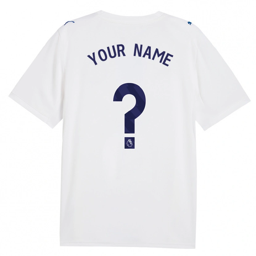 Danxen Børn Dit Navn #0 Marine Hvid Tredje Sæt Spillertrøjer 2026/27 Trøje T-Shirt