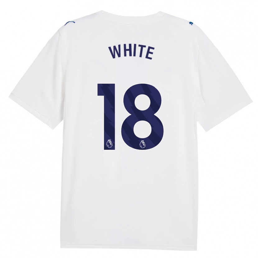 Danxen Børn Ellen White #18 Marine Hvid Tredje Sæt Spillertrøjer 2026/27 Trøje T-Shirt