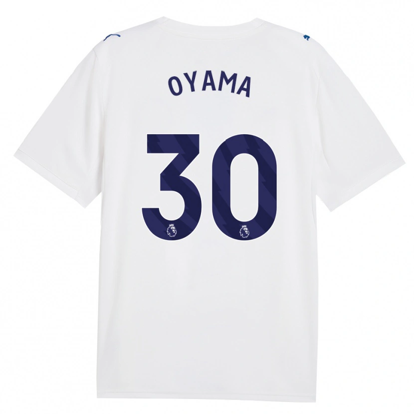 Danxen Børn Aemu Oyama #30 Marine Hvid Tredje Sæt Spillertrøjer 2026/27 Trøje T-Shirt