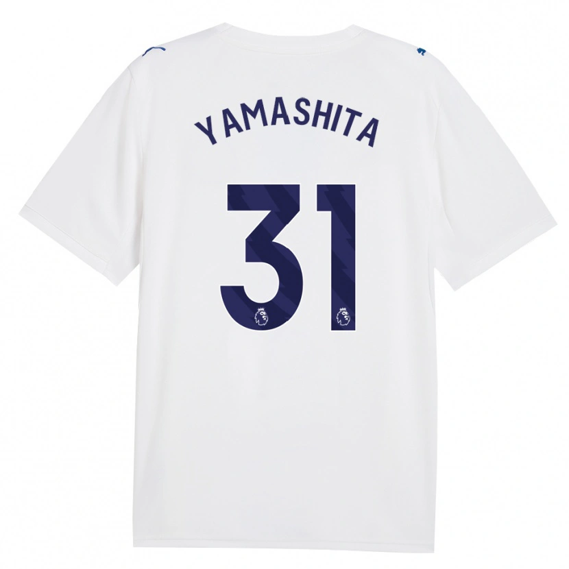 Danxen Børn Ayaka Yamashita #31 Marine Hvid Tredje Sæt Spillertrøjer 2026/27 Trøje T-Shirt
