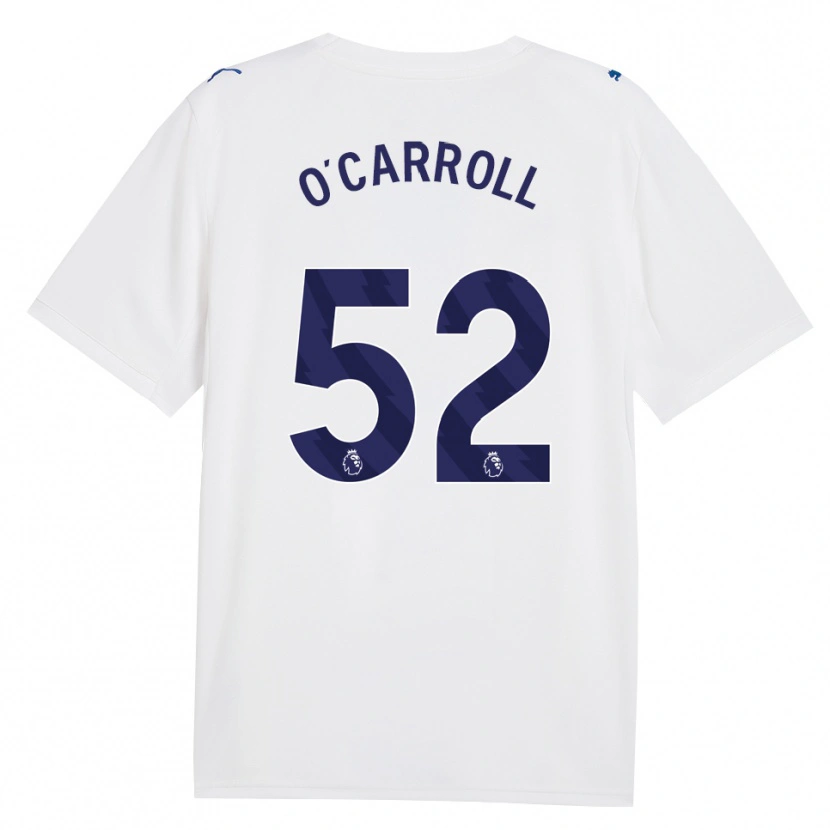 Danxen Børn Eve O'carroll #52 Marine Hvid Tredje Sæt Spillertrøjer 2026/27 Trøje T-Shirt