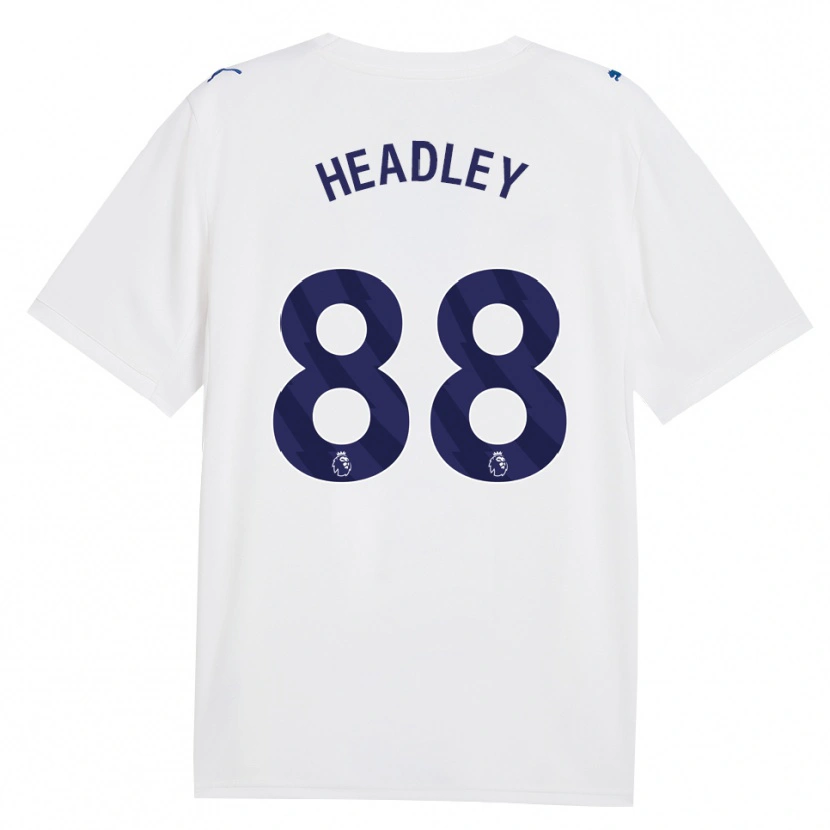 Danxen Børn Dante Headley #88 Marine Hvid Tredje Sæt Spillertrøjer 2026/27 Trøje T-Shirt