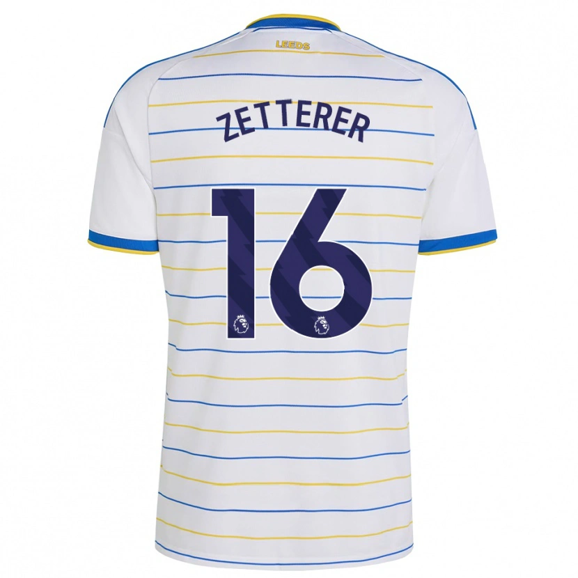 Danxen Børn Michael Zetterer #16 Rød Gul Blå Hjemmebane Spillertrøjer 2026/27 Trøje T-Shirt
