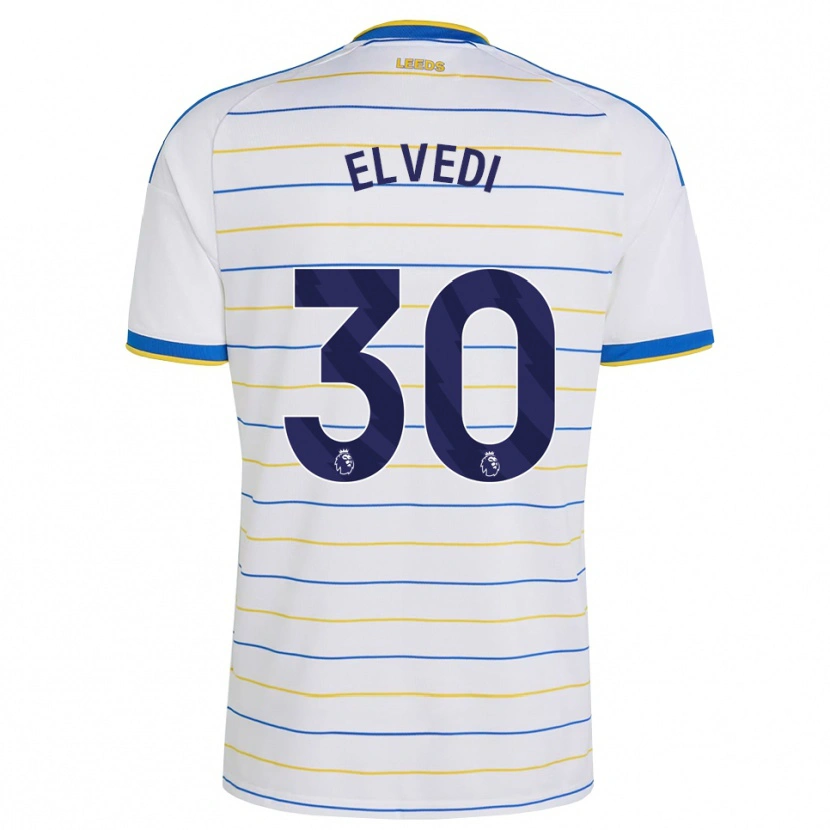 Danxen Børn Nico Elvedi #30 Rød Gul Blå Hjemmebane Spillertrøjer 2026/27 Trøje T-Shirt