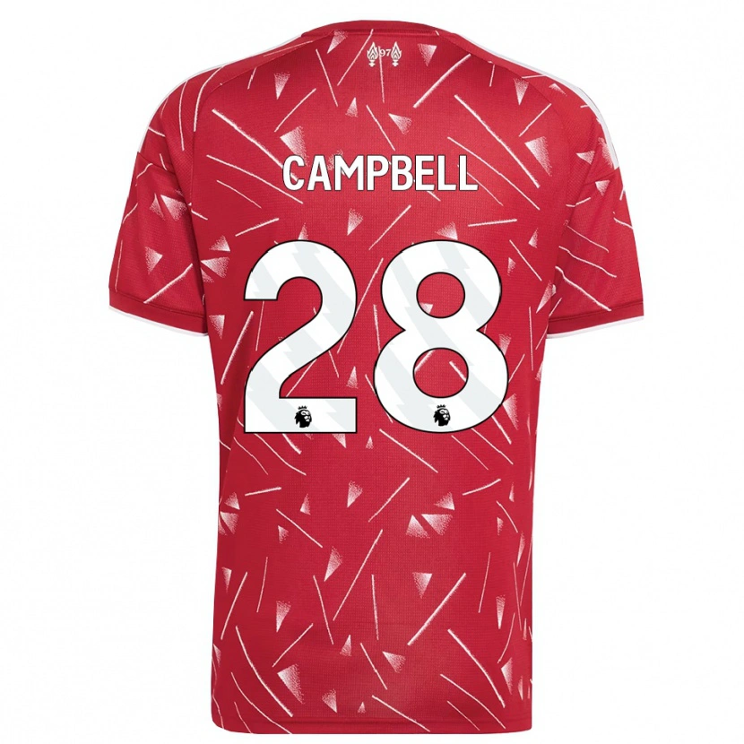 Danxen Mænd Megan Campbell #28 Hvid Rød Hjemmebane Spillertrøjer 2026/27 Trøje T-Shirt