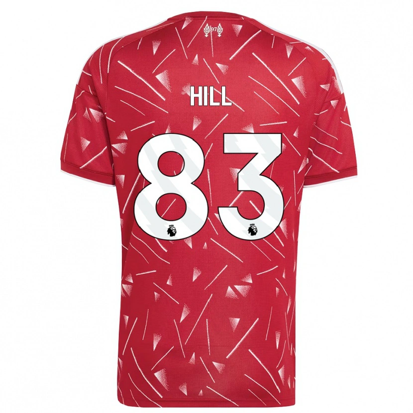 Danxen Mænd Thomas Hill #83 Hvid Rød Hjemmebane Spillertrøjer 2026/27 Trøje T-Shirt