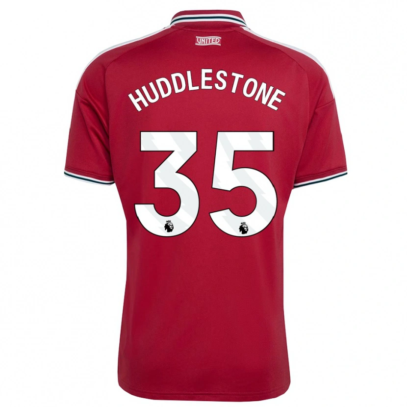 Danxen Mænd Tom Huddlestone #35 Rød Gul Hvid Hjemmebane Spillertrøjer 2026/27 Trøje T-Shirt