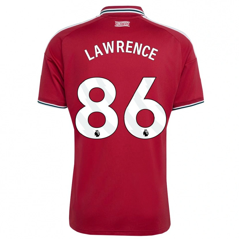 Danxen Mænd Marcus Lawrence #86 Rød Gul Hvid Hjemmebane Spillertrøjer 2026/27 Trøje T-Shirt
