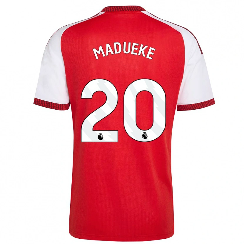 Danxen Mænd Noni Madueke #20 Rød Hvid Sort Hjemmebane Spillertrøjer 2026/27 Trøje T-Shirt