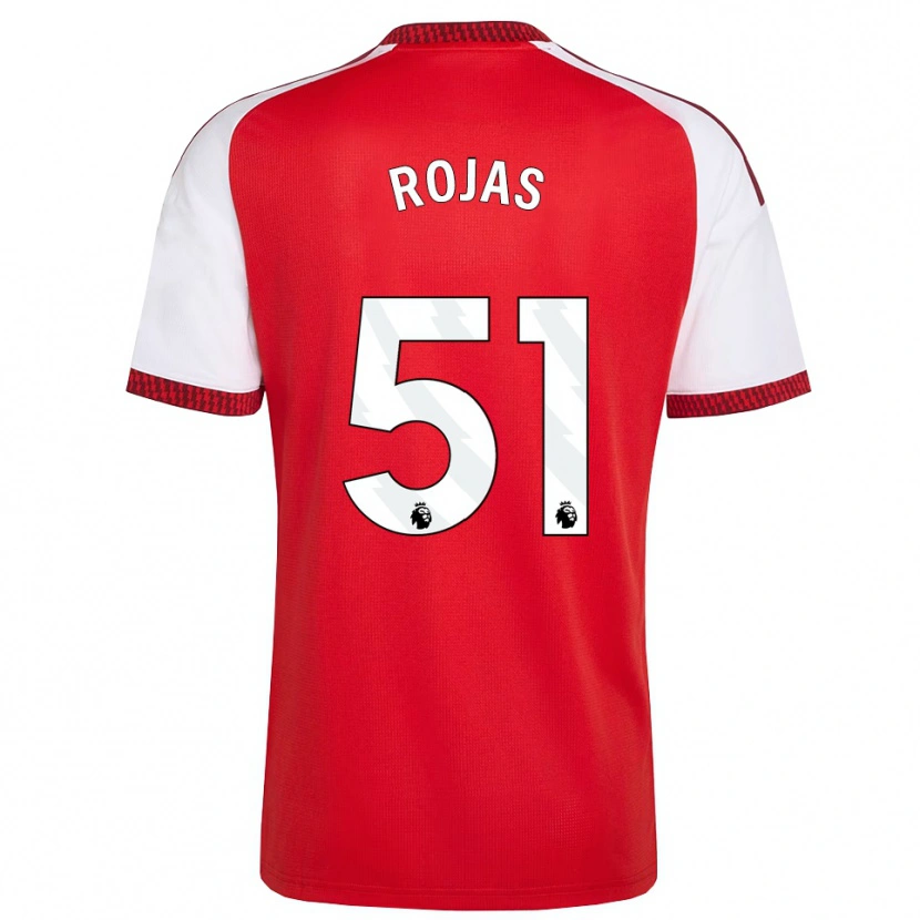 Danxen Mænd Alexei Rojas #51 Rød Hvid Sort Hjemmebane Spillertrøjer 2026/27 Trøje T-Shirt