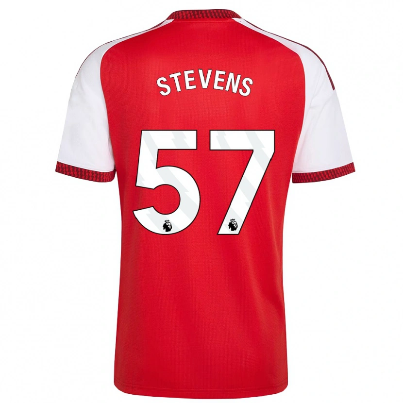 Danxen Mænd Archie Stevens #57 Rød Hvid Sort Hjemmebane Spillertrøjer 2026/27 Trøje T-Shirt