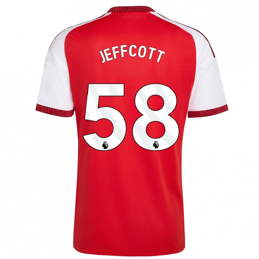 Danxen Mænd Henry Jeffcott #58 Rød Hvid Sort Hjemmebane Spillertrøjer 2026/27 Trøje T-Shirt