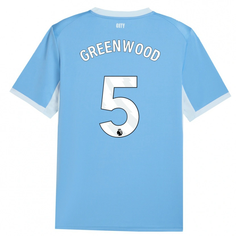 Danxen Mænd Alex Greenwood #5 Lyshimmelblå Hvid Hjemmebane Spillertrøjer 2026/27 Trøje T-Shirt
