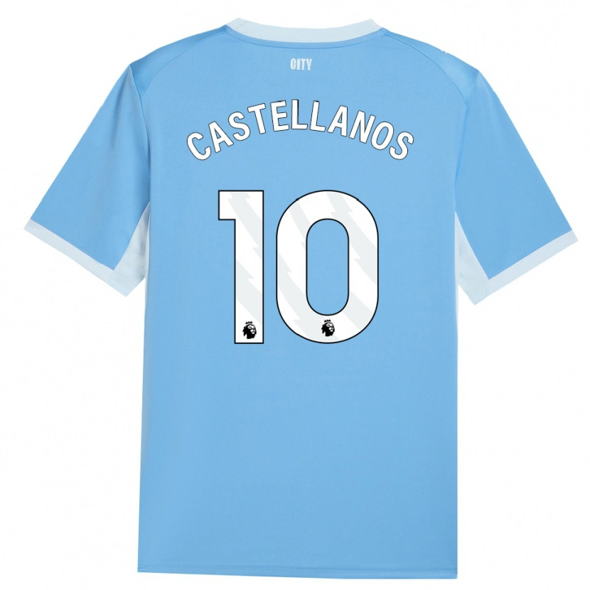 Danxen Mænd Deyna Castellanos #10 Lyshimmelblå Hvid Hjemmebane Spillertrøjer 2026/27 Trøje T-Shirt