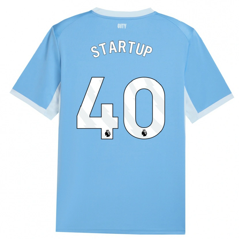 Danxen Mænd Katie Startup #40 Lyshimmelblå Hvid Hjemmebane Spillertrøjer 2026/27 Trøje T-Shirt