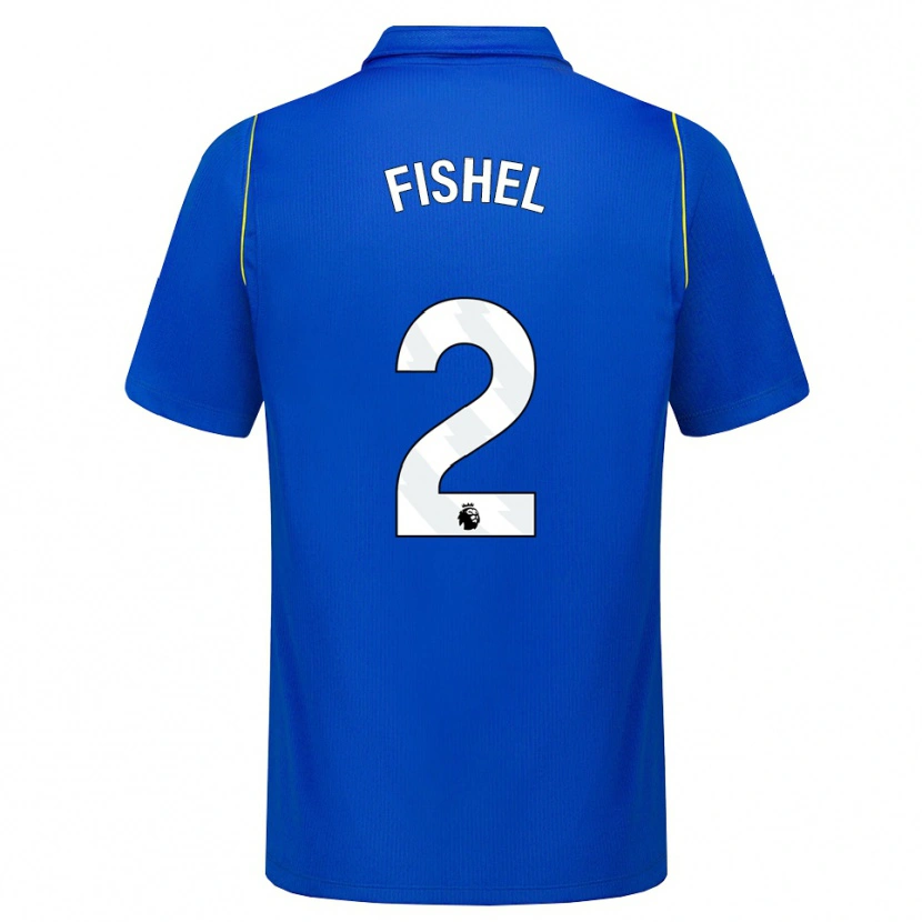 Danxen Mænd Mia Fishel #2 Blå Gul Hjemmebane Spillertrøjer 2026/27 Trøje T-Shirt