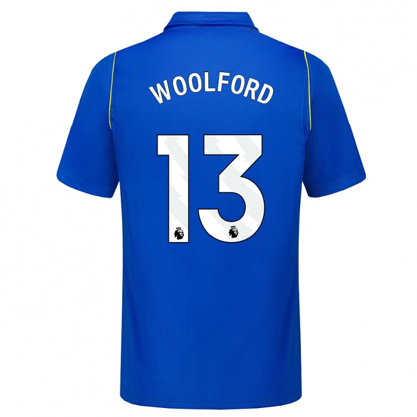 Danxen Mænd Aaron Woolford #13 Blå Gul Hjemmebane Spillertrøjer 2026/27 Trøje T-Shirt